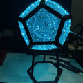 Pikkukuva 3 / 5: Joulu Sisustus Yö Valot Creative Cool Infinite Dodecahedron Creative Cool Color Art Lights