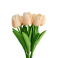 Miniatyrbilde 7 av 11: 5 stykker tulipan kunstige blomster ekte touch bukett falske blomster dekorasjon