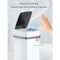 Miniatyrbild 5 av 9: 15L badrum touch soptunna i toaletten smart sopor hink avfallskärl soptunna