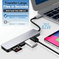 Pikkukuva 3 / 8: USB C HUB tyyppi C jakaja Thunderbolt 5 in 1  telakka asema
