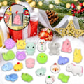 Miniatyrbild 7 av 7: Jul advent kalender med utsökt gåva låda söt snögubbe mochi djur nedräkning leksak