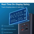 Miniatyrbillede 8 af 8: 35W Hurtig Opladning Digital Power Strip 7-i-1 Ladestation 4000W Nominel Strøm Digital Skærm
