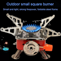 Miniatyrbild 4 av 7: Elektronisk tändning camping spis kort typ 2800W aluminium legering vikbar utomhus gas ugn utomhus verktyg