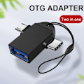 Miniatyrbillede 2 af 4: Mobil telefon adapter usb stik multifunktion to-i-én Android TYPE-C