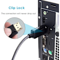 Miniatyrbild 7 av 7: Display Port DP To HDMI Adapter Kabel Omvandlare