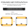 Miniatyrbillede 5 af 7: 2 in 1 Rig Light Cold Shoe til Mikrofon Tiktok Youtube Live Rig Light