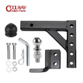 Miniatyrbillede 4 af 4: Justerbar 4 Level Trailer Drop Hitch Ball Mount Tow for 2" Receiver Med 50mm ball RV Dele