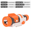 Miniatyrbillede 3 af 5: Legetøj pistol modificeret dele til Nerf N-strike Elite serie lyddæmper hale