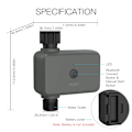 Miniatyrbilde 6 av 7: Smart Tuya Bluetooth Hage Vann Timere