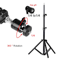 Miniatyrbilde 3 av 7: 110 cm universal bærbar brakett for magcubic HY300 pro projektor stativ stativ feste
