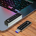 Miniatyrbilde 5 av 6: 256-biters kryptert USB stasjon Passord Sikker Flash Drive USB3.2 U Disk Støtte Tilbakestill/Wipe/Auto Lock Function