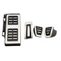 Miniatyrbillede 1 af 9: Rustfrit stål Pedal cover til Volkswagen VW Golf 7 8 GTi MK7 Polo A05 Passat B8 Skoda Kodiaq Rapid Octavia
