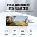Miniatyrbild 2 av 7: 2TB Metal U Disk 2 IN 1 OTG  Flash Drive USB 3.1  Pen Drives Memory Stick