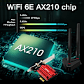 Miniatyrbillede 3 af 7: WiFi adapter WiFi Tri Band Bluetooth Spil Rød Trådløst Netværk kort