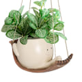 Miniatyrbillede 1 af 6: Kreativ Gynge Planter Nød Smilende Ansigt Hængekøje Plante Grydde Hængbar Sukkulenter Planter Pande