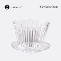 Miniatyrbilde 1 av 7: Wave Coffee Dripper Crystal Eye Pour Over Kaffe Filter PCTG 1-2 Cups  Coffee Maker