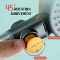 Miniatyrbilde 5 av 8: Dobbelt Sid Unik Dusjhode Bad Justerbar Dyse Sprayer