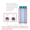 Miniatyrbillede 4 af 6: Dual USB Micro USB Type C Power Bank Shell