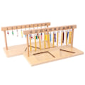 Miniatyrbillede 3 af 7: Montessori Undervisning Matematik Legetøj Digital Tal 1-20 Bøjle Og Farve Perler Trapper