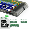 Miniatyrbilde 4 av 9: 4000 in 1 Mega Everdrive V1 Med 8GB TF Card MD Game Card