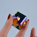 Miniatyrbillede 3 af 7: Farverig magnetisk  fidget spinner stress aflastning legetøj til børn