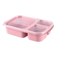Miniatyrbild 1 av 10: Bärbar Bento Box Lunchbox Läcksäker Mat Behållare Mikrovågsugn Servis