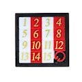 Miniatyrbillede 7 af 7: Sliding Tal Puzzle Huarong Road Brain Teaser IQ Test