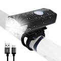Miniatyrbillede 5 af 9: USB Genopladelig Vandtæt Cykel Lampe Lommelygte
