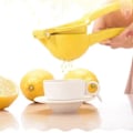 Miniatyrbilde 5 av 7: Hjem Manuell Sitron Squeezer Aluminium Legering Hånd presset appelsin frukt juicer