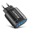 Miniatyrbilde 3 av 5: Rask Lading QC 3.0 Vegglading For iPhone 12 11 Samsung Xiaomi Mobil 4 Porter EU US Plug Adapter Travel