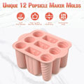 Miniatyrbillede 2 af 7: Popsicle  Is Værktøj med Træpinde Silicone Skimme Sæt