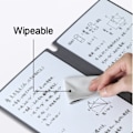 Miniatyrbillede 5 af 7: Genanvendeligt Læder Memo Gratis Whiteboard Pen Sletning Klud Ugeplanlægning Bærbar Style Kontor Notesbøger