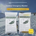 Miniatyrbild 2 av 6: Räddning nödfilt utomhus utomhus camping portabel räddning nödläge isolering filt