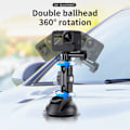 Miniatyrbilde 3 av 7: Bil Telefon Action Kamera Holder Sugekopp Justerbar Standard Adapter For GoPro