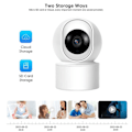 Miniatyrbild 3 av 6: 5MP IP WiFi Kamera Övervakning Säkerhet Baby Monitor Automatisk Mänsklig Spårning Cam Full Färg Natt Vision