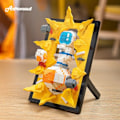 Miniatyrbilde 7 av 10: Creative Astronaut PhotoFrame Bygning Klosser Julenissen 3D Modell Diamant Blokker Leker