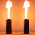 Miniatyrbilde 7 av 8: 200W DMX Brannkaster Flame Effekt Projektor Maskin