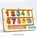 Miniatyrbild 8 av 8: Montessori Magnetisk Färg Sortering Spel Maze Board