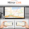 Miniatyrbilde 3 av 10: 7 tommer Bil Radio 1 Din Carplay Android Auto Multimedia Player