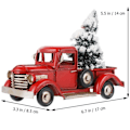 Miniatyrbilde 6 av 7: Retro lastebil modell skrivebord pynt pynt Halloween jul husholdning ferie gaver