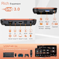 Pikkukuva 6 / 8: Smart TV Box Android 11 4G 128GB  Wifi  BT AV1 media soitin