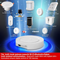 Pikkukuva 2 / 6: Monitila Smart Gateway ZigBee WiFi Bluetooth Mesh Wired Hub Work
