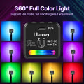 Miniatyrbilde 7 av 7: Mini COB Video Kamera Lys Dimbar 360° Full Farge Lys med Diffuser Honeycomb Fotografi