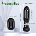 Miniatyrbild 8 av 8: Anal Rumpa Plug Prostata Massager för Män Kvinnor Anal Vibrator Prostata Stimulator