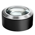 Miniatyrbillede 1 af 6: 5x cylindre 3 LED lys K9 Optisk Glas Linse Læse Forstørrelsesglas Skrivebord Handværk Papirvægt Spejl