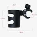 Miniatyrbilde 7 av 7: Baby vogn kopp baby vogn kopp holder universal 360 roterbar drikke flaske