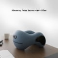 Miniatyrbilde 6 av 8: Multifunksjon U formet minne skum nakke pute sakte rebound myk reise pute