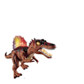 Miniatyrbillede 2 af 4: RC Dinosaur Elektrisk Fjernbetjening Kontrol Dino LED Light Up Realistisk Dino Legetøj
