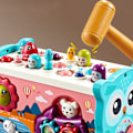 Miniatyrbillede 5 af 8: Baby legetøj montessori læring pædagogisk legetøj til småbørn fiskeri klaver sjov spil