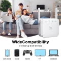 Miniatyrbilde 5 av 7: Trådløs WiFi Repeater 2,4G 5GHz Wifi Signal Forsterker Extender Ruter Nettverk Wlan WiFi Repetidor
